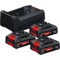 Bosch Power Set (3 x EXBA18V-40 + GAL12V/18V-80)