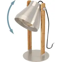 Eglo CAWTON, color marrón, uso universal, IP20, clase II, casquillo E27, 220-240 V