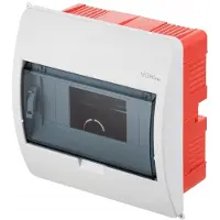Elektro-Plast Caja de empalmes de superficie, modelo ELEGANT, tipo EP 1/8, grado de protección IP40, con bornes N+PE