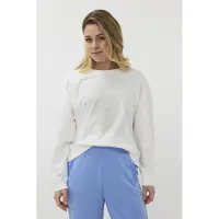 Esqualo Sweater Flock Print “unique Off White Talla: S | Manga Larga Outlet | Mujer | Blanco