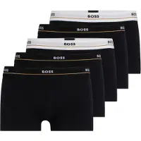 BOSS Calzoncillo boxer 'Essential' negro / blanco