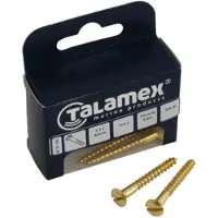 Talamex Contadores De Madera Ranurados Con Cabeza Avellanada 6 Unidades