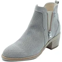 Nero Giardini Botas de tobillo 'Tronchetti con tacco Donna E615120D Velour Creta pelle beige' beige moteado