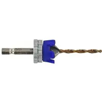 Tivoly Broca Mèche & Fraise HSS 2 en 1 para madera y metales, 3 mm - - 11900720300