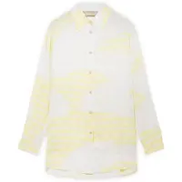 Trussardi Blusa amarillo / blanco