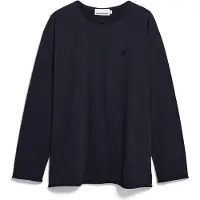 Armedangels - Jaames Longsleeve Brushed - Camiseta de manga larga size L, azul