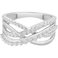 Diamant Exquis Anillo plata