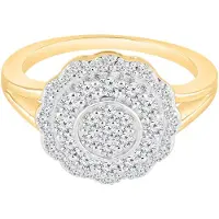 Diamant Exquis Anillo oro