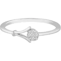 Diamant Exquis Anillo plata