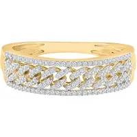Diamant Exquis Anillo 'Ring aus 375 Gelbgold mit Diamant' oro