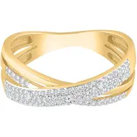 Diamant Exquis Anillo oro