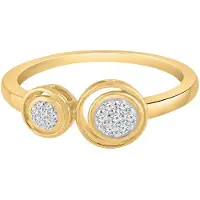 Diamant Exquis Anillo oro