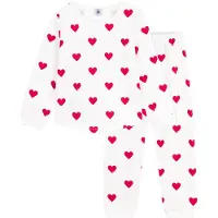 Petit Bateau Pijama rojo / blanco