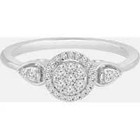 Diamant Exquis Anillo plata