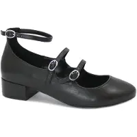 Steve madden Bailarina 'COLLEAGUE black nero scarpe ballerina donna pelle cinturino' negro