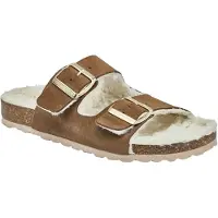 Les tropéziennes Zapatos abiertos 'Lederpantoletten Zoey' taupe