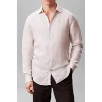 Calvin Klein Slim Essential Poplin Shirt Cinder Brown Talla: 43 | Camisas de Trabajo Outlet | Hombre | Marrón