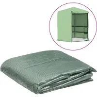 vidaXL : Cubierta de repuesto para invernadero (6,5025 m²), 255x255x194 cm, color verde