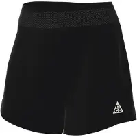 Nike ACG - Ropa trail running mujer - W Trail Df 4In Short Black Black Summit White para Mujer - Talla S - Negro