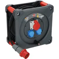 Brennenstuhl 9222300110, , Azul, Rojo, Plástico, 3 enchufes AC, CEE, Tipo E / F, Directo, 30 metros