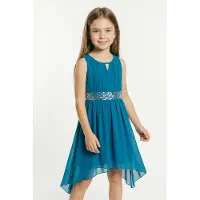 Bonprix Vestido genciana / plata