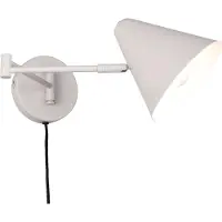 TRIO Lighting Aplique de pared Cosima, gris claro, saliente 54 cm, metal