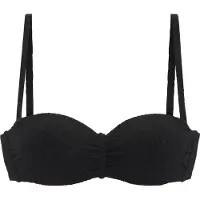 LASCANA Top de bikini negro