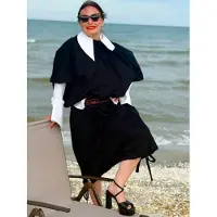 IUnique Falda 'Pirate' negro