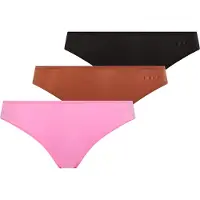 LASCANA Tanga cognac / rosa / negro