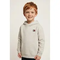 Tommy Hilfiger Sudadera 'HERITAGE' navy / gris claro / rojo cereza