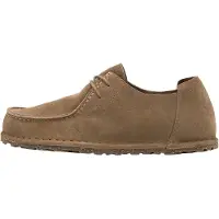 Birkenstock - Utti Lace Suede Leather - Calzado informal size 38 - Narrow, gray taupe
