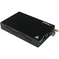 StarTech.com Conversor De Medios De Fibra Ethernet Gigabit De Cobre A Monomodo Lc