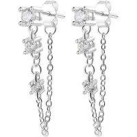 Hey Happiness Pendientes 'Stardust' plata