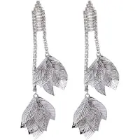 Avant Garde Pendientes 'Jovanata' plata