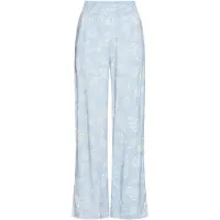 LASCANA Pantalón de pijama azul claro / blanco