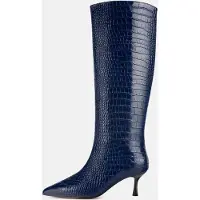L37 HANDMADE SHOES Botas 'SOMEBODY TOLD ME' azul