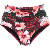LASCANA Braga de bikini verde oscuro / coral / naranja claro / rojo rubí