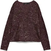 Vero Moda Jersey 'Maglieria' burdeos