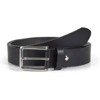 Howard London Cinturón 'Leather Belt Roger Black' negro