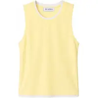 OH APRIL Top 'Eden' amarillo / blanco