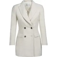 Vulto Blazer 'Alpaca Silk Jacket' offwhite
