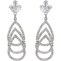 Avant Garde Pendientes 'Sabineta' plata