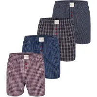 Phil&Co. Calzoncillo boxer ' Combo ' azul / rojo / negro / blanco