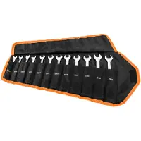 Neo Tools Juego de 12 llaves combinadas con trinquete y interruptor