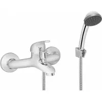 Invena | Grifo de bañera Mitris - Altura: 103 mm - Alcance del caño: 123 mm - Cartucho mezclador cerámico de 35 mm