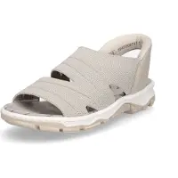 Rieker Sandalias 'Sandalette Damen 68895 64 Kunststoff (Synthetik) in grau' gris