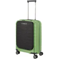 Travelite Mooby 4 ruedas Maleta de cabina 55 cm Compartimento para el portátil verde
