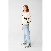 Shoeby Gam-sbfun Bow Knit Offwhite Talla: 122/128 | Chalecos Outlet | Unisex | Blanco
