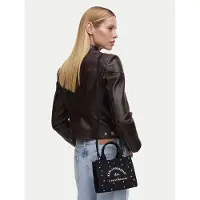 Karl Lagerfeld Bolso de mano 'Rue St-Guillaume' crema / negro