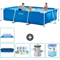 Intex Piscina rectangular de estructura - 300x200x75 cm - 6 piezas - Modelo S30150
